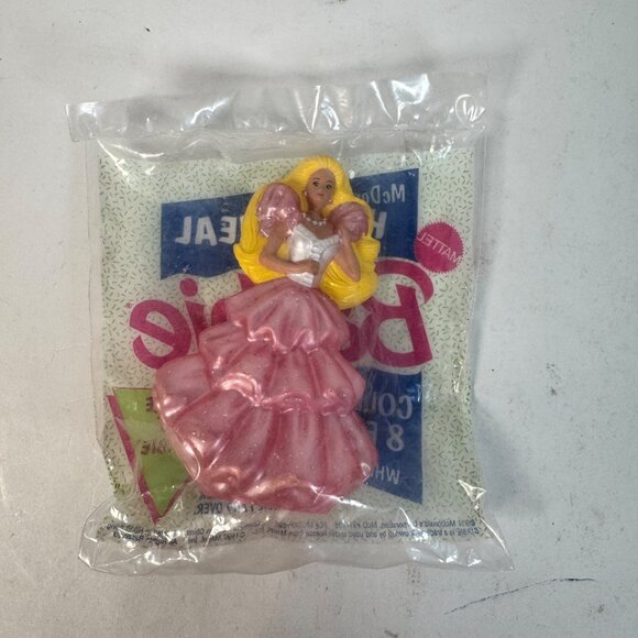 1990 McDonalds Barbie Happy Meal Toys Lot of 5 Sealed Vtg Figures Cake Toppers - Picture 4 of 14